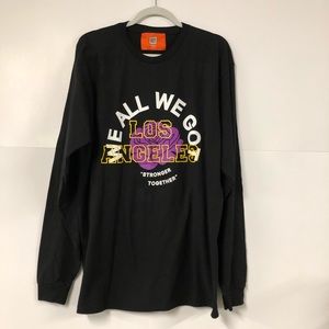 Chicago Based WE ALL WE GOT Brand Los Angeles Tee. Size L Black